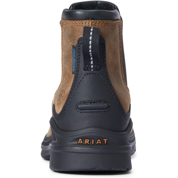 Ariat Womens Barnyard Twin Gore II Boot - Antique Brown
